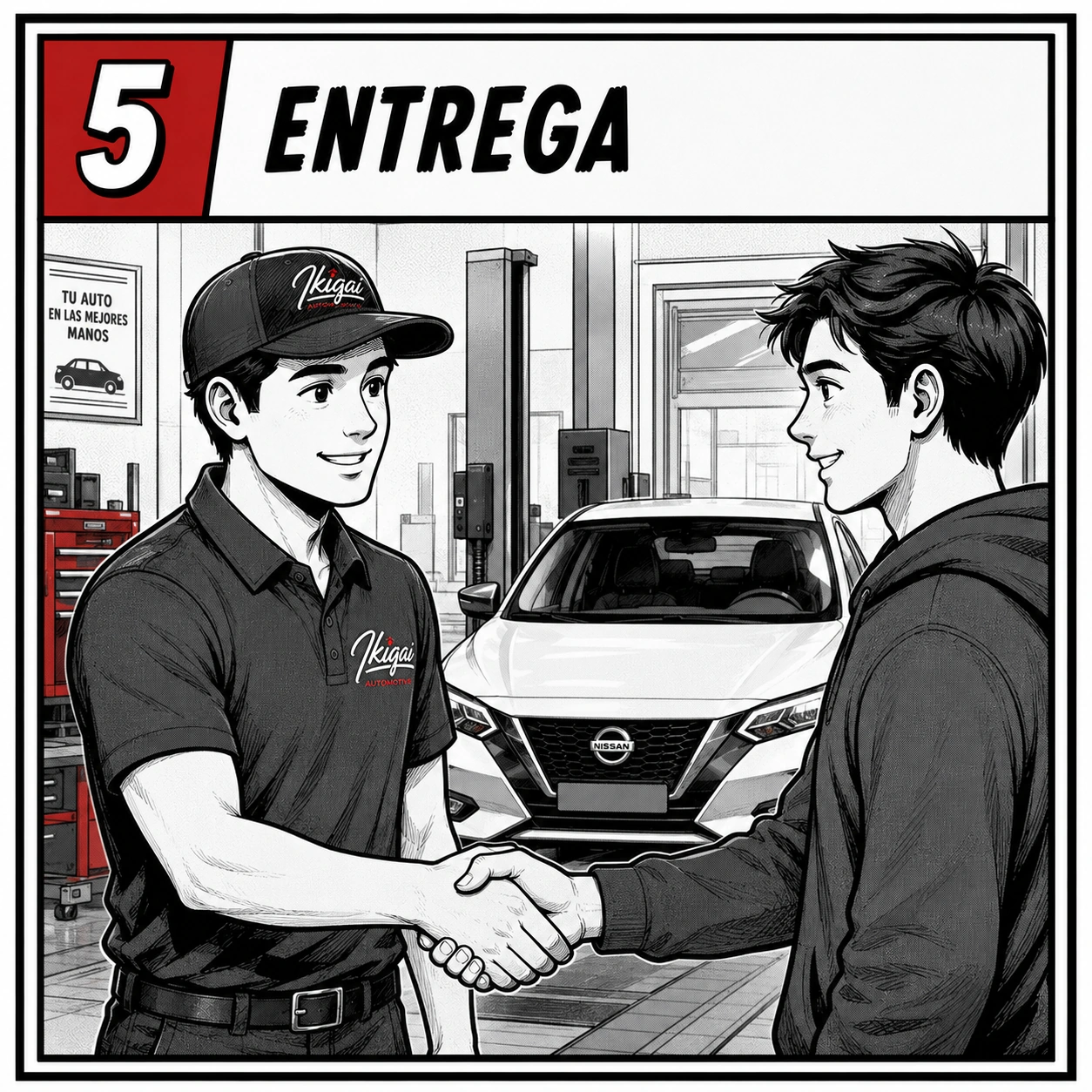 Entrega del vehículo