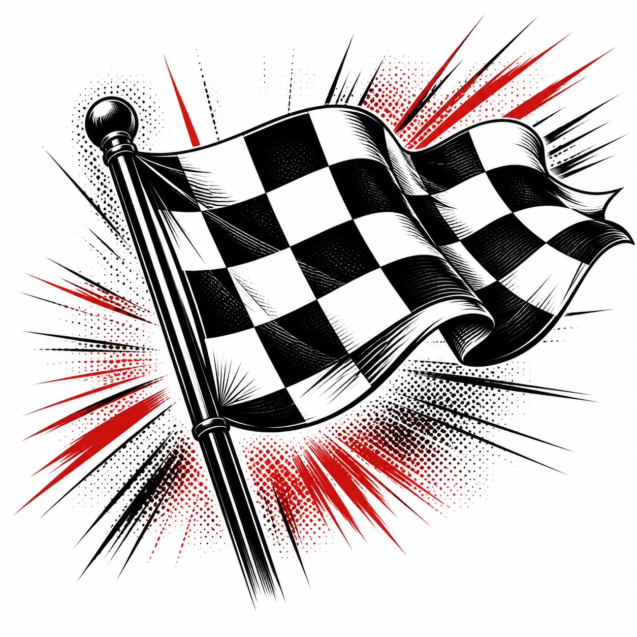 Bandera de llegada