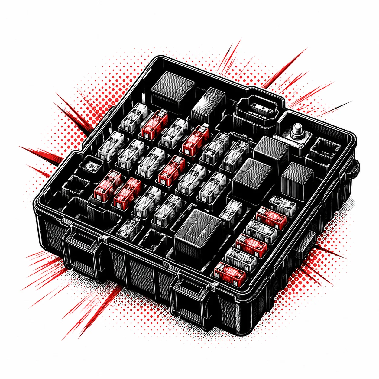 Caja de fusibles y relés