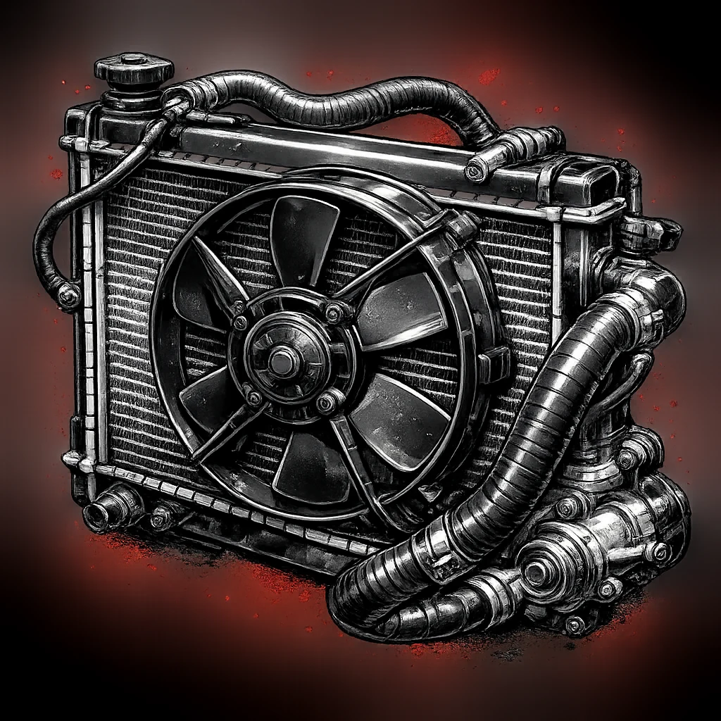 Radiador y ventilador